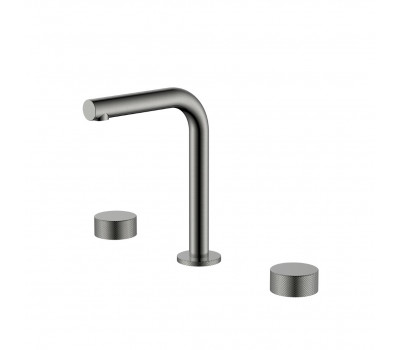                 Смеситель на столешницу STICK TOUCH на 3 отв. Gun Metal Boheme 152-GM.2 графит матовый 