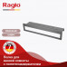 Полка RAGLO для ванной комнаты с держателем полотенец 400*103*82мм R340.04.09 графит 