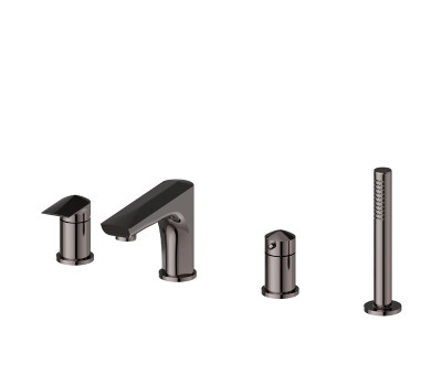 Смеситель для ванны Newform Delta Zero 72282C.58.063 Gun metal 