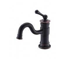 Смеситель для раковины Timo Adelia 6061/04F черный Смеситель для раковины Timo Adelia 6061/04F черный