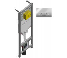 Система инсталляции 3\6л с кнопкой смыва хром Jacob Delafon E21822-CP Система инсталляции 3\6л с кнопкой смыва хром Jacob Delafon E21822-CP