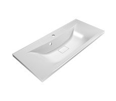 Раковина Florentina Прима 100 см 10.010.01000.001, белая Раковина Florentina Прима 100 см 10.010.01000.001, белая