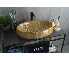 Раковина накладная Gid Mnc164 Под камень глянцевый 