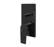 Смеситель для ванны и душа WasserKRAFT Glan 6600 6661 черный матовый 