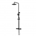 Душевая система с термоcтатом, фиксированный излив, черный PAINI 09YO687THD250F3D110 