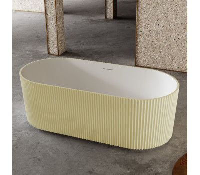 Ванна из искусственного камня ABBER Stein AS9601MS песочная матовая 