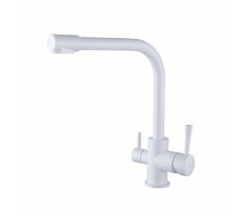 Смеситель для кухонной мойки  KAISER Merkur 26044-10 белый 