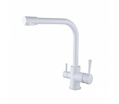 Смеситель для кухонной мойки  KAISER Merkur 26044-10 белый 