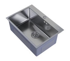 Мойка MIXLINE настольный монтаж 65х45 3,0 вып 3 1/2, 22см с сифоном сатин PRO 547237 сатин Мойка MIXLINE настольный монтаж 65х45 3,0 вып 3 1/2, 22см с сифоном сатин PRO 547237 сатин