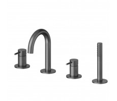 Смеситель для ванны Newform X-Steel 316 69682XC.59.064 Gun metal 