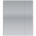 Зеркальный шкаф Dreja Prime 60 см, белый