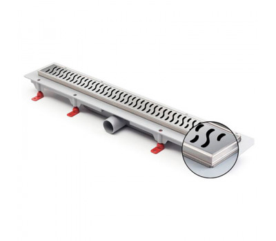 Водоотводящий пластиковый желоб AZARIO D40 AZ-CH 650 H боковой слив с решеткой Harmony 650 мм Водоотводящий пластиковый желоб AZARIO D40 AZ-CH 650 H боковой слив с решеткой Harmony 650 мм