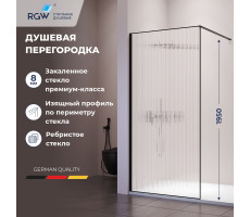 Душевая перегородка RGW WA-08B 900 06100809-154 Черный 