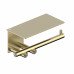 Бумагодержатель с полкой ABBER Osten 316 AA1830BG золото брашированное 