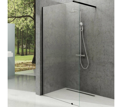Душевая перегородка Ravak Walk-In Wall 60 профиль Черный стекло Transparent GW9W00300Z1 