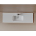 Раковина мебельная накладная SANCOS CN7028 Compact (1210x395x170), цвет белый 