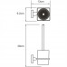 Щетка для унитаза WasserKRAFT Dill K-3900 3927 Хром 