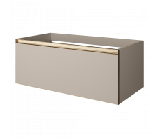 Тумба Armadi Art QUATRO 1 100см DAPHNE профиль MATT GOLD 790-M1-100-D-MG 