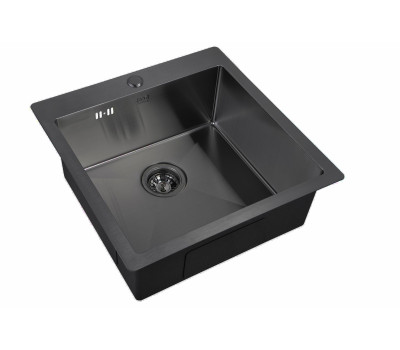 Мойка для кухни Zorg PVD 5151 GRAFIT графит 