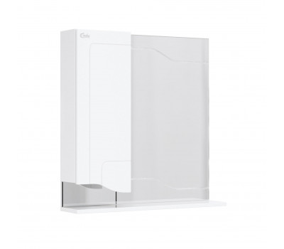 Шкаф-зеркало Onika Веронэлла 75 белый, левый 207521 