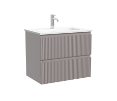 Тумба подвесная SANCOS Snob R 590х390х500, c двумя ящиками оснащенными доводчиками, Doha Soft, арт.SNR60/39SM 