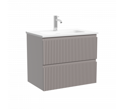 Тумба подвесная SANCOS Snob R 590х390х500, c двумя ящиками оснащенными доводчиками, Doha Soft, арт.SNR60/39SM 