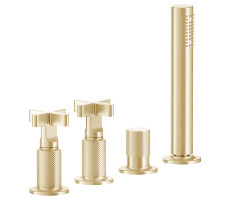 Смеситель для ванны GESSI Inciso 58143#246 Золото 