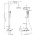 Душевой комплект WasserKRAFT A11301 Thermo  белый/хром 