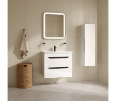 Тумба с умывальником, подвесная, 70 см, белый, Ray, IDDIS, RAY70W0i95K Тумба с умывальником, подвесная, 70 см, белый, Ray, IDDIS, RAY70W0i95K