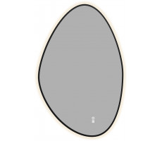 Зеркало Aquanet Контур 700х1000 LED TX ассиметричное, антипар, черный 00367659 