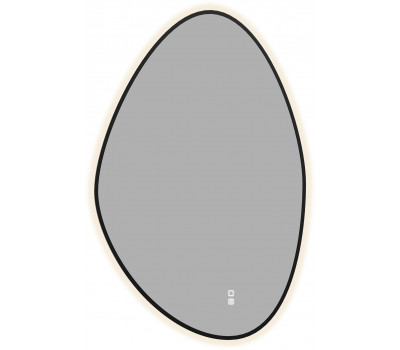 Зеркало Aquanet Контур 700х1000 LED TX ассиметричное, антипар, черный 00367659 