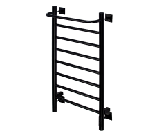 Полотенцесушитель электрический Comfysan Capri EC-8 80/40 с полкой, черный 