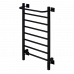 Полотенцесушитель электрический Comfysan Capri EC-8 80/40 с полкой, черный 