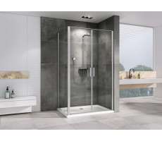 Душевой уголок ABBER Sonnenstrand AG04100C-S100 хром 