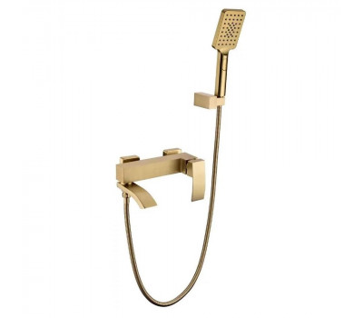 Смеситель для ванны Grocenberg GB8007MG, матовое золото 