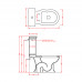 Унитаз моноблок Artceram HERMITAGE HEV008 01 00 bi Белый 