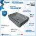 Раковина Teymi Helmi 50 накладная, Графит Мрамор T50282 