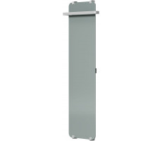 Полотенцесушитель электрический Allen Brau Infinity 160x44 с рейлингом 2.0, серебро браш Полотенцесушитель электрический Allen Brau Infinity 160x44 с рейлингом 2.0, серебро браш
