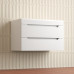Тумба подвесная Style Line Остин под раковину Фортуна 80 2 ящ белый эмаль PLUS ЛС-00002403-2 