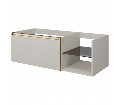 Тумба Armadi Art CASHMERE QUATRO 6 120см профиль MATT GOLD 790-M6-120-CM-MG 