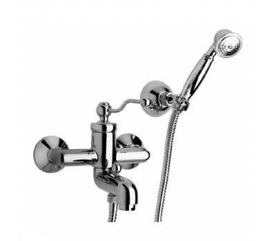 Смеситель для ванны PAINI Duomo с аксессуаром, хром (CR) 88CR105KM 