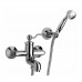 Смеситель для ванны PAINI Duomo с аксессуаром, хром (CR) 88CR105KM 