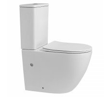 Унитаз ABBER Bequem AC1110 компакт белый, безободковый Унитаз ABBER Bequem AC1110 компакт белый, безободковый