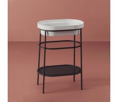 Консоль металлическая Artceram Fuori Scala ACA055 17 Черный матовый Консоль металлическая Artceram Fuori Scala ACA055 17 Черный матовый