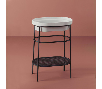 Консоль металлическая Artceram Fuori Scala ACA055 17 Черный матовый 