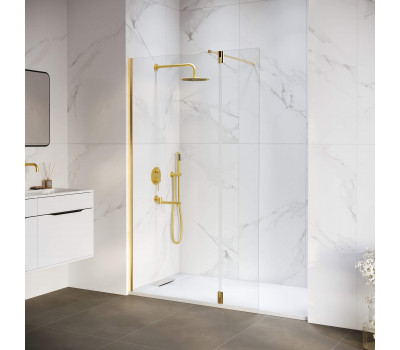 Душевая перегородка RGW WA-050Gb (WA-002Gb + Z-070Gb) 351005013-16 Золото BRUSH 