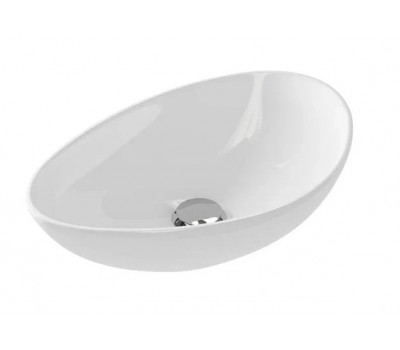 Раковина Cersanit на столешницу MODUO 55 LEAF 0 отв. 63571 белый 