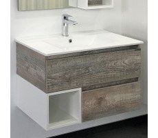 Тумба-умывальник Comforty Турин 75 дуб бежевый с раковиной COMFORTY 75E Тумба-умывальник Comforty Турин 75 дуб бежевый с раковиной COMFORTY 75E