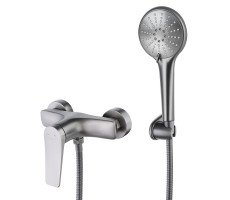 Смеситель для ванны и душа Lemark Bronx LM3703GM графит 