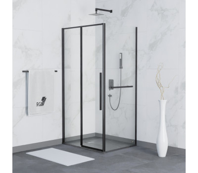 Душевой уголок 140x100 RGW Stilvoll 323242140-014 Черный матовый Душевой уголок 140x100 RGW Stilvoll 323242140-014 Черный матовый